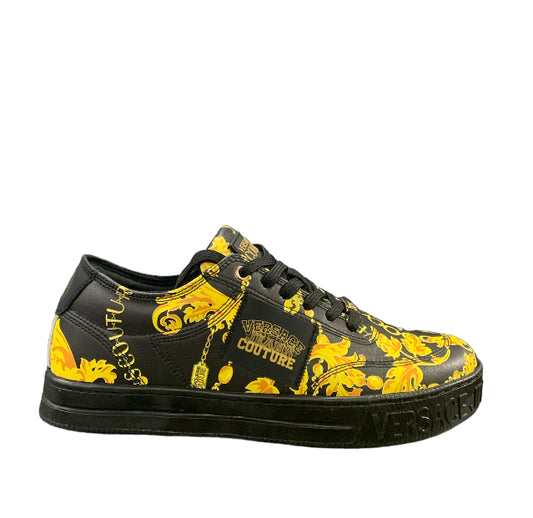 Versace couture scarpe sneakers  pelle